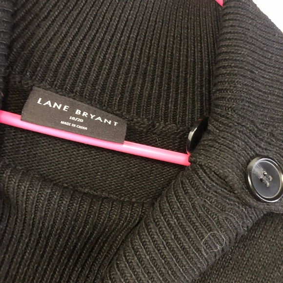 Lane Bryant Stylish Black and Tan Women's Turtleneck Sweater 18/20 - Picture 3 of 4